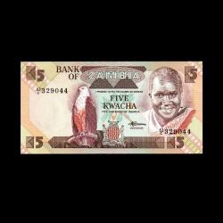 ZAMBİYA (1980-1988) - 5 Kwacha (ÇİL 10/10)