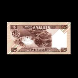 ZAMBİYA (1980-1988) - 5 Kwacha (ÇİL 10/10)