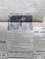 Cumhuriyet Gazetesi - 19 Haziran 1944 - Zafer Mi Barış Mı Yazan Nadir Nadi Köşe Yazısı - Cherbourg Yarımadası Tecrid Edildi - St. Lo Meydan Savaşı Dün Akşam Sona Erdi - Pilotsuz Uçaklar - Londra Semalarında Düşman Uçaklarını Arıyan Işıldaklar Fotoğraf - Gül Kupası Maçları ve Yüzme Müsabakası Fotoğraf - Mannerheim Hattı Yarıldı Kızılordu Viborg'a 28 Km. Yaklaştı - Toprak Kanunu - Ankara At Yarışları Bitti - Raşid Rıza Tiyatrosu - Bir Kürtaj Faciası Daha - Şirketi Hayriye Hissedarları Bugün Toplanıyor - Gelibolu Ortaokulunun Güzel Bir Müsameresi Fotoğraf - Sokaktan Gelen Kadın Yazan Esat Mahmut Karakurt Yazı Dizisi - Yeni Silahların Tesiri Yazan Ömer Rıza Doğrul Köşe Yazısı - Delikli Demir Ve Kabadayılık Yazan Burhan Felek Köşe Yazısı - Bugünkü Radyo Programı - Bulmaca - Uyuz Ve Deri Kaşıntılarını Dermoliv Geçirir - Armutlu Kaplıcaları Açıldı - Sadi Tek Tiyatrosu - Finlandiyada Yeni Bir Hükümet Kurulacağı Söyleniyor - Yugoslav Başvekili Mareşal Tito İle Görüştü