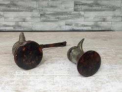 Antika Yaşlı Osmanlı Bakır Kahve Cezveleri