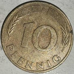 ALMANYA 1978 D     10 PFENNIG