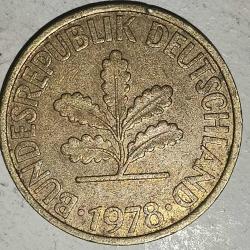 ALMANYA 1978 D     10 PFENNIG
