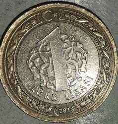 TÜRKİYE 2016  1 LİRA HATIRA 15 TEMMUZ ŞEHİTLERİ