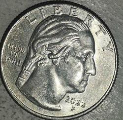 AMERİKA 2022 P   25 CENT ÇEYREK DOLAR  HATIRA  WILMA MANKILLER