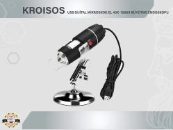 USB Dijital Mikroskop, El 40X-1000X Büyütme Endoskopu