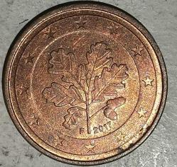 ALMANYA  2017  F    2 EURO CENT