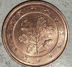 ALMANYA  2022 G    2 EURO CENT