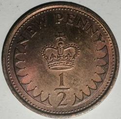 İNGİLTERE 1971    1/2 PENNY