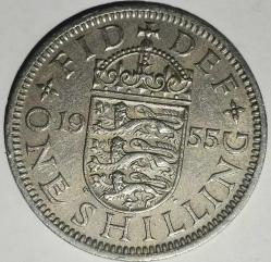 İNGİLTERE 1955  1 SHILING
