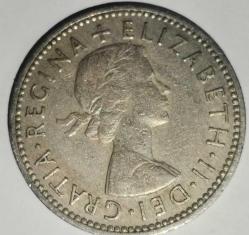 İNGİLTERE 1955  1 SHILING