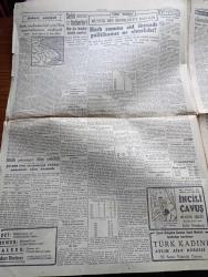 Cumhuriyet Gazetesi - 8 Mart 1944 - Ankara'da Bahar Yazan Nadir Nadi Köşe Yazısı - Parti Grubunun Beklenen İçtimai - Hariciye Vekili Numan Menemencioğlu İzahat Verdi - Türk Musikisi Üzerinde Mühim Bir Keşif - Profesör Salih Murad Uzdilek - Türkiye ve İngiltere İngiliz Basınının Lisanı Bariz Şekilde Yumuşamaya Başladı - Toprak Kanunu - Başvekil Şükrü Saracoğlu Gazeteciler İle Görüştü - Rıza Tevfik'in Açtığı Dava - Finlandiya Sovyet Rusya'ya Mukabil Teklifler Yapmış - Askeri Vaziyet Yazan Emekli General H. Emir Erkilet Yazı Dizisi - Marion'nun Kalbi Yazan Vicky Baum Yazı Dizisi - Amerikalı Sanatkarlar Geldi - Ayarsızlar Oyunu Şehir Tiyatrosu Komedi Kısmında Bu Akşam Başlıyor - Küçük Hikaye Bir Tecrübe Çeviren Hamdi Varoğlu - Amcabeye Göre Çizen Cemal Nadir - Çıplak Aşıklar Milli Ve Alemdar Sinemalarında - Celladın Baltası Altında Şehzadebaşı Turan Sinemasında - Bugünkü Radyo Programı - Ses Tiyatrosu Temsilleri - Nevrozin - Bulmaca - Tiku Meşhur Dolma Kalemleri