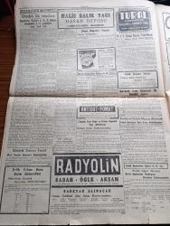 Cumhuriyet Gazetesi - 17 Kasım 1947 - Ordumuzun Yaptığı Tatbikat Münasebetiyle Köşe Yazısı - CHP Kurultayı Bu Sabah Onda Açılıyor - Fransa'da Komünistlerin Tahrikatı Gittikçe Büyüyor - Varto Mektubu Meselesi - Azınlıkları Alakadar Eden Nizamnameler - Genelkurmay Başkanımız Salih Omurtak Şerefine Londra'da Ziyafet Fotoğraf - Beşiktaş Vefa'yı Yendi Fotoğraf - Fenerbahçe Beykozu 5 2 Yendi - Truman'ın Kongreye Mesajı - Bay Hıfzı Tevfik Gönensoya Cevap Yazan Hasan Ali Yücel Köşe Yazısı - Çocuk Kitap Haftası Açıldı - Rüya Gibi Nakleden Hamdi Varoğlu Yazı Dizisi - Bir Küçük Hadise Yazan Burhan Felek Köşe Yazısı - Radyolin Diş Macunu - Halis Balık Yağı Hasan Deposu Laboratuvarına Gelmiştir - Canlı Domuz Satışı - Gözlük Deposu - Gripin - Hamiyet Yüceses Zehra Bilir Ve Müzeyyen Senar Işıl Beyoğlu Eski Novotni Oteli Altında Aile Saz Salonunda - Everett's İkiz Boya Ve Cilalar - Jeep -  Bugünkü Radyo Programı - Bulmaca - İstanbul Belediyesi Şehir Tiyatroları Dram Kısmında Kral Lear