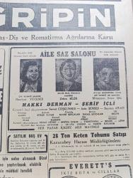 Cumhuriyet Gazetesi - 17 Kasım 1947 - Ordumuzun Yaptığı Tatbikat Münasebetiyle Köşe Yazısı - CHP Kurultayı Bu Sabah Onda Açılıyor - Fransa'da Komünistlerin Tahrikatı Gittikçe Büyüyor - Varto Mektubu Meselesi - Azınlıkları Alakadar Eden Nizamnameler - Genelkurmay Başkanımız Salih Omurtak Şerefine Londra'da Ziyafet Fotoğraf - Beşiktaş Vefa'yı Yendi Fotoğraf - Fenerbahçe Beykozu 5 2 Yendi - Truman'ın Kongreye Mesajı - Bay Hıfzı Tevfik Gönensoya Cevap Yazan Hasan Ali Yücel Köşe Yazısı - Çocuk Kitap Haftası Açıldı - Rüya Gibi Nakleden Hamdi Varoğlu Yazı Dizisi - Bir Küçük Hadise Yazan Burhan Felek Köşe Yazısı - Radyolin Diş Macunu - Halis Balık Yağı Hasan Deposu Laboratuvarına Gelmiştir - Canlı Domuz Satışı - Gözlük Deposu - Gripin - Hamiyet Yüceses Zehra Bilir Ve Müzeyyen Senar Işıl Beyoğlu Eski Novotni Oteli Altında Aile Saz Salonunda - Everett's İkiz Boya Ve Cilalar - Jeep -  Bugünkü Radyo Programı - Bulmaca - İstanbul Belediyesi Şehir Tiyatroları Dram Kısmında Kral Lear