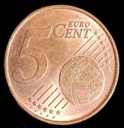 Almanya 2022 F 5 Euro Cent