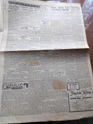 Cumhuriyet Gazetesi - 3 Ocak 1948 - Bizi Kim İdare Ediyor Yazan Nadir Nadi Köşe Yazısı - Kabinenin İstifa Edeceği Şayiası Tekrar Çıktı - Yunan İşlerine Karşı Amerika'nın Hazırlığı - Veremle Savaş Kongresi - Amerikan Malzemesi İle Yapılacak Yollar - Avrupa'nın En Çok Nefret Edilen Kadını Romanya Dış Bakanı Anna Pauker - Edebiyat Bahisleri Yazan İsmail Habib Sevük - Van Gölünde Çalışacak Yeni Gemi - Dağlar Delinirken Yazan Rikkat Asım Köknar Yazı Dizisi - Ortaşarkın Göbeğinde Bir Sovyet Volkanı - Zenginlik Ve Şefkat Yazan Burhan Felek Köşe Yazısı - Eminönü Halkevinde Hastabakıcılık Kursu Fotoğraf - 1947 1948 Yunus Nadi Mükafatı En Güzel Hikaye - Minyatür Yazan Ayfer Sakarya - Unkapanı İle Hal Arasında Binalar İstimlak Edilirken - Yeni Ses Tiyatrosunda Büyük Revü Opereti Hoşgör - İki Cingöz Haremde Filmi İpek Sinemasında - Beşiktaş Bratislava Maçının Bozuk Havaya Rastlaması İyi Olmadı - Safiye Ayla Borsa Kıraathanesinde - Radyolin Diş Macunu - Türkiye İmar Bankası - Bugünkü Radyo Programı