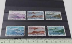 1949 UÇAK PULLARI TAM SERİSİ ORİJİNAL MNH Ğ2YYY1 2024 KATALOK DEĞERİ;625.00TL NADİR