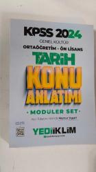 YEDİİKLİM KPSS 2024 MODÜLER KONU SETİ TARİH KONU ANLATIMI
