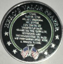 AMERİKAN ASKERİ SLAHLI KUVVETLERİ MİNELİ ÇİL  KORUMA KAPSÜLÜNDE  24,2  GRAM  40 MM MADALYON
