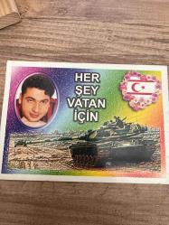 Asker 550 gün  Kartpostalı 17x12 cm   ebatında