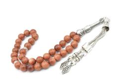 HAKİKİ TURUNCU YILDIZ TAŞI TESBİH