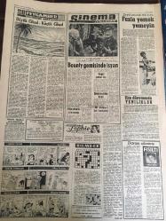 YENİ SABAH GAZETESİ 10 HAZİRAN 1961 YIL :24 SAYI :7987---Madanoğlu ,MBK dan ve Ordudan istifa etti --Çalışma Bakanı C.Talas işsizlik bir vaka dedi ---Gülek in CHP den ihracı şimdilik mahzurlu imiş ---1965 den sonra petrol  ithal edilmeyecek ---İki sabotaj sanığı dün tahliye edildi --Siirt te CHP liler YTP liler ile meydan kavgası yaptı ---Karayollarına ibret :Siyavuşgil --Radyo Programları ---Angolada çarpışmalar  şiddetlendi ---Üniversite imtihanına girecek Yd.Sb. öğretmenlere  izin veriliyor ---Limon konusunda  Hal Müdürü Belediyenin ifadesini nakzediyor---Sinema :Bounty gemisinde isyan ,Bedavacılar Kralı , İki Karpuz Bir Koltukta ---Kampa gece yarısı gelen Metin e bir ihtar verildi --İstişare heyeti profesyonellik talimatnamesini kabul etmedi --Beşiktaş transfere 300 bin lira ayırdı --Berksoy ,Emre yi tenkid ediyor --Rusya boksta Avrupa Şampiyonu oluyor --C.Madanoğlu MBK dan izinli O.Köksal da istifa etti ---CHP diğer partilerin hücumuna cevap verdi --