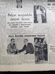 Cumhuriyet Gazetesi - 30 Eylül 1948 - Amerika Akdeniz Birliğine Muarız Değildir Yazan Abidin Daver Köşe Yazısı - Amerika'nın Batı Avrupa'ya Askeri Yardım Planı - Bağımsızların Seçim Mücadelesi Başladı - Abaza Basri'nin Muhakemesi Başlıyor - Batılı Devletler Konseye Dün Resmen Başvurdular -  Solcu Hocaların Duruşması - Sanıklardan Behice Boran Mahkemede Fotoğraf - İsmet İnönü Trakya'ya Gidiyor - Süvari Ekibimiz Ankara'da Törenle Karşılandı - Bakımsız Kalan Bir Cennet Köşesi Aband - Marshall Planı Ve Türkiye Yazan Osman Okyar - Büyük Aşk Saray Ve İnci Sinemasında - Dar Yol Yazan Peride Celal Yazı Dizisi - Mıntakavi Anlaşma Yazan Ömer Rıza Doğrul Köşe Yazısı - Doğru İse Yazan Burhan Felek Köşe Yazısı - Küçük Hikaye Kegam Karabet Nişaburyan Efendi Yazan Fahri Celal - Safiye Ayla Hamiyet Yüceses Şerif İçli Tepebaşı Bahçesinde - İstiklal Lisesi - Anadolu Lisesi - Şişli Terakki Lisesi - Avusturya Lisesi Ve Ticaret Okulu -  Seiberling Lastikleri - Frigidaire Buzdolabı - Bugünkü Radyo Programı