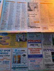 SABAH İSTANBUL GAZETESİ KADIKÖY YAKASI GAZETESİ - 14 Haziran 1997 -erdal Bilallar-filiz Güler-ramazan Yazgan-şenol baştakar-eczaneler-önemli telefonlar-Film Sinemada izlenir-Hamlet-Braveheart-Haluk levent-İkili oyun-Müjdat gezen sanat merkezi-1.uluslararası Boğaziçi Festivali-özel efdal anaokulu-Kemal Yıldırım-Business park-Yelda Kohen-Götzen-özgür galeri-Develi restoran-Hyatt Regency-İstanbulun ilk camii-akapen-çepniler-ferdem-Fatih kıral mobilya-esmer mobilya-Adnan şenses-Zerrin özer-Beyaz köşk-Vakko