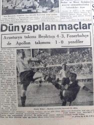 Cumhuriyet Gazetesi - 20 Eylül 1948 - Hayat Böyle Ucuzlar Mı Köşe Yazısı - Birleşmiş Milletler Kurulunun Toplantısı - Birleşmiş Milletler Kurulunun Toplanacağı Chaillot Sarayı Fotoğraf - İsmet İnönü Dün Ankara'ya Döndü Fotoğraf - Şehrimizde Hür Bulgarların Toplantıları - Waker Takımı Beşiktaş'ı 4 3 Yendi Maçtan Fotoğraf - Fenerbahçe Apollob Takımını 1 O Yendi - Celal Bayar Şeker Fiyatlarının Arttırılmasını Yersiz Buluyor - Şehirlerarası Telefon Santralları Arttırılıyor - Rüyalar Senfonisi Yarın Akşam Sümer Sinemasında - Halkevlerinde Siyasi Konferanslar - Mareşal Montgomery Emekliye Ayrılıyor - Dar Yol Yazan Peride Celal Yazı Dizisi - Ruslar Kore'yi Boşaltıyormuş - Şeker Bahsi Yazan Burhan Felek Köşe Yazısı - Mualla Gökçay Perihan Altındağ Sözeri Ve Zehra Bilir Yenikapı M. Çakır Gazinosunda - Özel İstiklal Lisesi - Hoover Döver Süpürür Temizler - Limanımıza Gelen Ve Giden Vapurlar - Bugünkü Radyo Programı - RCA Radyo - Burla Biraderler