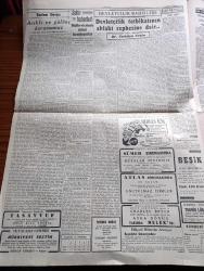 Cumhuriyet Gazetesi - 20 Eylül 1948 - Hayat Böyle Ucuzlar Mı Köşe Yazısı - Birleşmiş Milletler Kurulunun Toplantısı - Birleşmiş Milletler Kurulunun Toplanacağı Chaillot Sarayı Fotoğraf - İsmet İnönü Dün Ankara'ya Döndü Fotoğraf - Şehrimizde Hür Bulgarların Toplantıları - Waker Takımı Beşiktaş'ı 4 3 Yendi Maçtan Fotoğraf - Fenerbahçe Apollob Takımını 1 O Yendi - Celal Bayar Şeker Fiyatlarının Arttırılmasını Yersiz Buluyor - Şehirlerarası Telefon Santralları Arttırılıyor - Rüyalar Senfonisi Yarın Akşam Sümer Sinemasında - Halkevlerinde Siyasi Konferanslar - Mareşal Montgomery Emekliye Ayrılıyor - Dar Yol Yazan Peride Celal Yazı Dizisi - Ruslar Kore'yi Boşaltıyormuş - Şeker Bahsi Yazan Burhan Felek Köşe Yazısı - Mualla Gökçay Perihan Altındağ Sözeri Ve Zehra Bilir Yenikapı M. Çakır Gazinosunda - Özel İstiklal Lisesi - Hoover Döver Süpürür Temizler - Limanımıza Gelen Ve Giden Vapurlar - Bugünkü Radyo Programı - RCA Radyo - Burla Biraderler