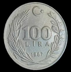 1987 100 Lira Büyük 11g