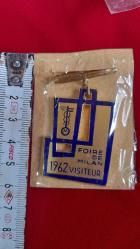 1962 tip konulu İtalya menşeli  rozet