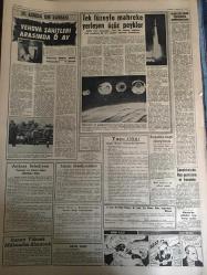 YENİ SABAH GAZETESİ 6 TEMMUZ 1961 YIL :24 SAYI :8013--Halkoyu için yapılan hazırlıklar tamamlandı --Kurdaş, iktisadi durumu anlattı --İsrail fezaya roket attı ---Ticaret Bakanı Devlet de fırıncılık yapacak dedi ---Sarper Gürsel den 15 gün izin aldı --Cezayir de Müslümanlar ayaklandı --Hastane kapısında kudurarak can verdi ---Üç Amerikalı bir üniversiteli genci dövdü ---Amerikan buğdayı olmasa :Siyavuşgil ---900 İşportacı yerde toplanıyor ---Radyo Programları ---Tek füzeyle mahreke yerleşen üçüz peykler ---Beşiktaş Tarık ı transfer edecek ---Tekrar vazgeçildi Üsküp e gidilmiyor ---Burada attığı gollerin yarısını İtalya da atarsa --Metin in takımı bir sürprizler ekipidir ---Fenerbahçe Naci için üç gün düşünecek --Yeni fikstürü üç büyükler  beğenmedi ---Ablasını öldüren çocuğun cezai ehliyeti yokmuş --C.Gürsel bugün basın toplantısı yapacak ---Başkalarının düşüncelerine hürmet --Yassıada kararların en geç ağustos ayı ortasına kadar verilmiş olacağı söyleniyor ---