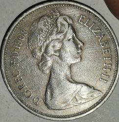 İNGİLTERE  1968  10 PENCE