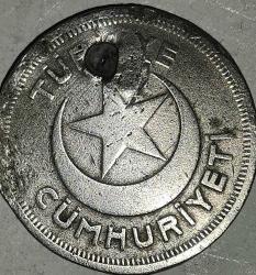 TÜRKİYE 1939  5 KURUŞ  HALİYLE