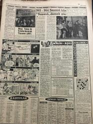 YENİ SABAH GAZETESİ  8 HAZİRAN 1964 YIL :27 SAYI :9064--Bir çok yerde seçimi AP kazandı : Seçmen kütüklerinin kötü tanzimi itirazlara yol açtı --Çıkartmadan korkan Papaz BM kuvvetinden medet umuyor ---Dost devletler AP ye başsağlığı dilediler ---İstanbul da seçime iştirak düşük oldu --Çöken kuyuda 16 saat kalan adam sağ çıktı ---Örümcek ağından harika sigara filtresi imal edildi ---Alizabeth Araba Kazası Geçirdi --Saigon Amerika aleyhtarı nümayişlere sahne oldu --Sinemalar Tiyatrolar --Beşiktaş Altay a 2-0 yenildi --Galatasaray A.Gücü zor mağlup etti :2-1---Güreşte ,Fransa yı 8-0 mağlup ettik --Profesyonel futbolcular ,İzmir de sendika kuruyor ---Marmara Turunda 4.Etap Başlıyor ---İnönü dar vaziyetteyiz dedi --11 Senelik aşık pencere altında yakayı ele verdi --Seçim 26 ilde hadisesiz geçti --İştirak geçen yıllarca nazaran düşük oldu --İlk alınan neticelerden  parti sözcüleri memnun