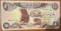 IRAK 5 DINAR.ÇOK TEMİZ RESİMDEKİ ÜRÜN