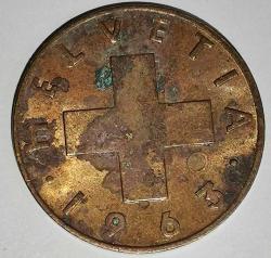 İSVİÇRE 1963   1 RAPPEN