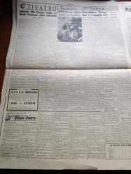 Cumhuriyet Gazetesi - 9 Ocak 1950 - Çin'deki Realite Karşısında Yazan Abidin Daver Köşe Yazısı - Asya Komünizme Karşı Tedbirler Alınıyor - Colombo Konferansı - Ticaret Filomuza Dair Gerilen Sözlü Soru - Moskova'da 3 Yıl Yazan Bedell Smith Yazı Dizisi - Rusya'yı İdare Edenler Bunların Başında Stalin'den Sonra Malenkov Geliyor - Fenerbahçe Vefa'yı Yendi Fotoğraf - Verem Savaşımızda Propagandanın Rolü Yazan Doktor Kemal Saraçoğlu - Einstein'ın Teorisi Anlaşılamadı - Sapa Yol Yazan Concordia Merrel - Sinema Artisti Tyrone Power İle Eşini Soydular - Fenerbahçe B Takımı Gol Rekoru Kırdı Fenerbahçe Şişliyi 18 0 Yendi - Galatasaray Beyoğlunu 4 2 Yendi - Ankara'da Bir Komiser Geldi Ve Küçük Tiyatronun İkinci Yıldönümü Yazan Lütfi Ay - Ölüme Doğru Yazan Agatha Christie Yazı Dizisi - 1949 un En Mühim Keşif Ve İcatları - Yeni Bulunan Radyo Teleskop Fotoğraf - 1949 1950 Yunus Nadi Mükafatı Bir Yurt Yazısı Bilecik - Çapamarka Çorbalık - Bugünkü Radyo Programı - Bulmaca - Muammer Karaca Opereti