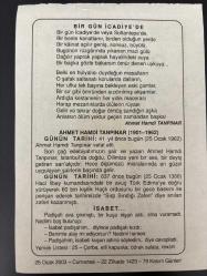 25 OCAK 2003 - TAKVİM YAPRAĞI - DOĞUM GÜNÜ HEDİYESİ - BÜYÜK SAATLİ MAARİF TAKVİMİ - ŞAN - AHMET HAMDİ TANPINAR - AHMET HAMDİ TANPINAR'IN VEFATI - SIRP SINDIĞI ZAFERİ - İSABET