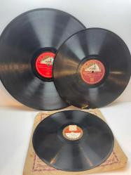 78 DEVİR TAŞ PLAK BROADCAST  ELECTICALLY   RECORDED. THE LONG PLAYING RECORD . A - SMILIN' THROUGH  B - LOVE'S OLD SWEET SONG