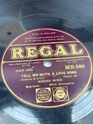 78 DEVİR TAŞ PLAK REGAL Manufactured in London  Columbia  by the  Co. Ltd.