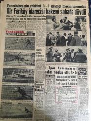YENİ SABAH GAZETESİ 1 ŞUBAT 1960 YIL :22 SAYI :7514--Cezayir de kan dökülmeye başladı: Oran bölgesinde Milliyetçilerle Ordu birlikleri arasında vuku bulan ilk çarpışmada 13 kişi öldü ,34 yaralı var  ---Kılıçlıoğlu mütecavizin resmini savcılığa veriyor --Bir genç ,polisin gözü önünde karısını öldürüp intihar etti --Üsküdar da 15 kişi bir doktoru  sokakta dövdü --Sokak ortasına kurulan içki masasında cinayet çıktı --Bir idareci bir hakeme dün sahada  dayak attı --Bazı kitaplar :Siyavuşgil --İstanbul Rehberi --Zarar eden iktisadi devlet teşekkülleri devlete yük oluyor --Donarak ölen komiser defnedildi ---CHP Genel Merkez Binası Tehlikede Mi ?--Sokak ortasında kurulan içki masasına cinayet çıktı ---Fenerbahçe nin rakibi 3-2 yendiği maçın sonunda :Bir Feriköy idarecisi hakemi sahada dövdü ---İ.Spor Kasımpaşa yı rahat mağlup etti :3-0--Demirspor Hacettepe yi yendi :5-1--