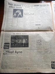 Cumhuriyet Gazetesi - 26 Temmuz 1952 - Mısır'da Askerin İdare Tasfiye İle Meşgul -  Mareşal Necip Başbakan Ali Mahir Paşa İle Bir Arada Fotoğraf - Dünkü Güreşlerde 4 Galibiyet Kazandık - Helsinkide Yeni Bir Olimpiyat Rekoru Kırıldı - Rüyam Kotrası Pazar Akşamı İstanbul'a Geliyor - Çocuk Mahkemeleri Kanunu Tasarısı Yazan Doçent Doktor Nurullah Kunter - Ruh Gurbetinde Yazan Kerime Nadir Yazı Dizisi - Kim Göndermedi Yazan Burhan Felek Köşe Yazısı - Elazığ Bakteriyolojik Enstitüsü - Mahmud Moralı Gecesi - Yanlış Tanıdığımız Pierre Loti Yazan Vehbi Belda - Eski Mesireler Kağıthaneye Dair Yazan Haluk Y. Şahsuvaroğlu - Helsinki Olimpiyatlarında Cumhuriyet Helsinki'den Dün Gece Gelen Son Resimler - Arkadaşımız Faruk Fenik Dünya Şampiyonu Hasan Gemici Ve Bayram Şiti Kucaklıyor - Amerika'nın Rahip Atleti Richards - Servel Buzdolabı Gaz Yağı İle Çalışır - Müzeyyen Senar - Saime Sinan - Çapamarka