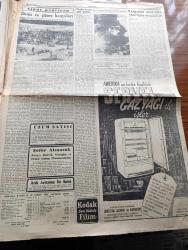 Cumhuriyet Gazetesi - 26 Temmuz 1952 - Mısır'da Askerin İdare Tasfiye İle Meşgul -  Mareşal Necip Başbakan Ali Mahir Paşa İle Bir Arada Fotoğraf - Dünkü Güreşlerde 4 Galibiyet Kazandık - Helsinkide Yeni Bir Olimpiyat Rekoru Kırıldı - Rüyam Kotrası Pazar Akşamı İstanbul'a Geliyor - Çocuk Mahkemeleri Kanunu Tasarısı Yazan Doçent Doktor Nurullah Kunter - Ruh Gurbetinde Yazan Kerime Nadir Yazı Dizisi - Kim Göndermedi Yazan Burhan Felek Köşe Yazısı - Elazığ Bakteriyolojik Enstitüsü - Mahmud Moralı Gecesi - Yanlış Tanıdığımız Pierre Loti Yazan Vehbi Belda - Eski Mesireler Kağıthaneye Dair Yazan Haluk Y. Şahsuvaroğlu - Helsinki Olimpiyatlarında Cumhuriyet Helsinki'den Dün Gece Gelen Son Resimler - Arkadaşımız Faruk Fenik Dünya Şampiyonu Hasan Gemici Ve Bayram Şiti Kucaklıyor - Amerika'nın Rahip Atleti Richards - Servel Buzdolabı Gaz Yağı İle Çalışır - Müzeyyen Senar - Saime Sinan - Çapamarka