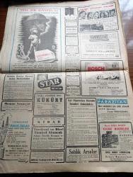 Cumhuriyet Gazetesi - 26 Temmuz 1952 - Mısır'da Askerin İdare Tasfiye İle Meşgul -  Mareşal Necip Başbakan Ali Mahir Paşa İle Bir Arada Fotoğraf - Dünkü Güreşlerde 4 Galibiyet Kazandık - Helsinkide Yeni Bir Olimpiyat Rekoru Kırıldı - Rüyam Kotrası Pazar Akşamı İstanbul'a Geliyor - Çocuk Mahkemeleri Kanunu Tasarısı Yazan Doçent Doktor Nurullah Kunter - Ruh Gurbetinde Yazan Kerime Nadir Yazı Dizisi - Kim Göndermedi Yazan Burhan Felek Köşe Yazısı - Elazığ Bakteriyolojik Enstitüsü - Mahmud Moralı Gecesi - Yanlış Tanıdığımız Pierre Loti Yazan Vehbi Belda - Eski Mesireler Kağıthaneye Dair Yazan Haluk Y. Şahsuvaroğlu - Helsinki Olimpiyatlarında Cumhuriyet Helsinki'den Dün Gece Gelen Son Resimler - Arkadaşımız Faruk Fenik Dünya Şampiyonu Hasan Gemici Ve Bayram Şiti Kucaklıyor - Amerika'nın Rahip Atleti Richards - Servel Buzdolabı Gaz Yağı İle Çalışır - Müzeyyen Senar - Saime Sinan - Çapamarka