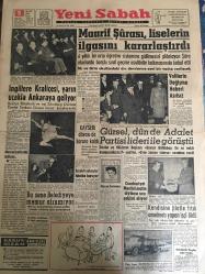 YENİ SABAH GAZETESİ 5 MART 1961 YIL :23 SAYI :7895--Maarif Şurası ,liselerin ilgasını kararlaştırdı: İlk ve orta okullarındaki  din derslerine yeni bir veche verilecek  --İngiltere Kraliçesi ,yarın uçakla Ankara ya geliyor --Gürsel ,dün de Adalet Partisi lideri ile görüştü --Bu sene belediyeye memur alınmıyor --Kendisine jiletle fıtık ameliyatı yapan işçi öldü --Kayseri  davası da karara kaldı ---Gaf Hakkında :Siyavuşgil --Radyo Programları --Doktorlar Tabip Odasının Faaliyetinden Memnun Değil --Dz.Bankası da yüzde 20 zammı kabul etti --Tiyatro :Bir halk düşmanı --Averaj maçının neticesi :Fenerbahçe 5 -Adana D.Spor 0--Galatasaray galibi İz.Spor Altay a yenildi :1-0---İst.Spor ,G.Birliğine mağlup olmadı :2-2--Emekli subaylar fabrika kuruyor ---Müstahsil gözüyle milli gelirimiz ve ziraat sektörü --Basının ihtiyaçları bakanlara anlatıldı --Spor -Toto da yeni rekor --Ordu takımı bugün Irak a hareket ediyor --Memuriyetlerde istikrar ---