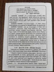15 MART 2003 - TAKVİM YAPRAĞI - DOĞUM GÜNÜ HEDİYESİ - BÜYÜK SAATLİ MAARİF TAKVİMİ - ATATÜRK - YAŞAR NABİ NAYIR - YAZAR YAŞAR NABİ NAYIR VEFAT ETTİ - ÇOCUK EĞİTİMCİSİ DR.BENJAMİN SPOCK VEFAT ETTİ - SADRAZAM TALAT PAŞA ÖLDÜRÜLDÜ - TIP BAYRAMI