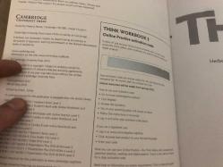 Cambridge Think 3 B1+ Student's Book and Workbook KODU KAPALIDIR