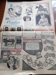 Cumhuriyet Gazetesi - 30 Temmuz 1952 - İran Parlamentosunda Amerika Aleyhdarlığı - Celal Bayar Ankara'ya Gitti - Rüyam Kotrası Floryadan Moda Koyuna Giderken Fotoğraf - Cumhurbaşkanı Celal Bayar Haşim Mardin'e Kupa Verirken Fotoğraf - Sabık Mısır Kralı Faruk Napoliye Dün Ağlayarak Çıktı - Maraton Galibi Zatopek Stada Girerken Fotoğraf - Kore 3. Değiştirme Birliğimiz Bugün Gidiyor Fotoğraf - Rüyam Atlantiği Nasıl Geçti Yazan Vedad Abud Yazı Dizisi - Hayvan Çiftliği Yazan George Orwel Yazı Dizisi - Hac Seferleri Ve Suudi Arabistan'da Çıkan Veba Yazan Doktor Razı Maner - Ruh Gurbetinde Yazan Kerime Nadir Yazı Dizisi - Yargıtay Falih Rıfkı Atay Hakkındaki Davayı Yeniden Bozdu - Olimpiyatlarda Amerika 29 Madalya İle Başta Gidiyor - Vefa Kulübünün Tertip Ettiği Futbol Turnuvası Pazara Başlıyor - Kodak Film - Radyolin Diş Macunu - Mısır Hidiv Ve Kralları Yazan Haluk Y. Şahsuvaroğlu - 35. Sanat Yılı Münasebetiyle Mahmud Moralı İle Bir Mülakat - Kraliçe Elizabeth'in Yeni Bir Resmi