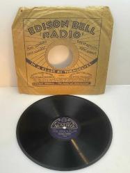 78 DEVİR TAŞ PLAK EDİSON BELL RADIO ELECTRICALLY RECORDED  A - RIO RITA B - YOURE ALWAYS IN MY ARMS